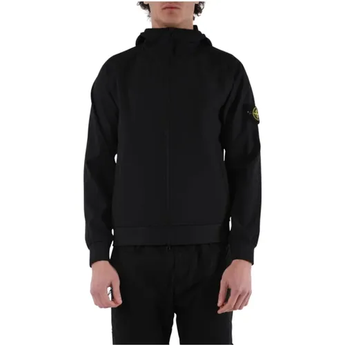 Light Soft Shell-R E.dye Technology Jacket , male, Sizes: 2XL - Stone Island - Modalova