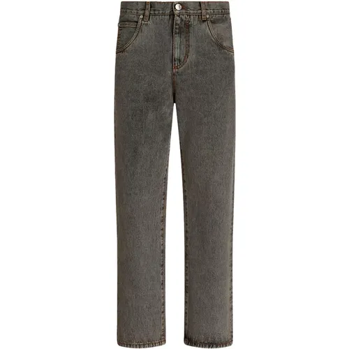 Stylish Denim Jeans , male, Sizes: W33 - ETRO - Modalova