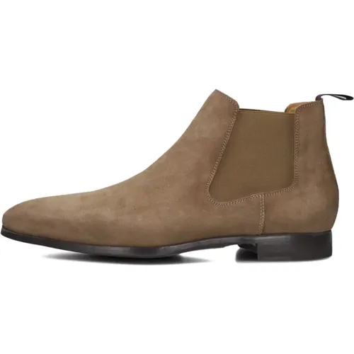 Taupe Wildleder Herrenstiefel 20109 , Herren, Größe: 44 EU - Magnanni - Modalova