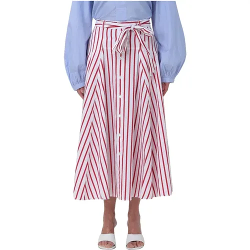 Midi Skirt , female, Sizes: S, XS - Polo Ralph Lauren - Modalova