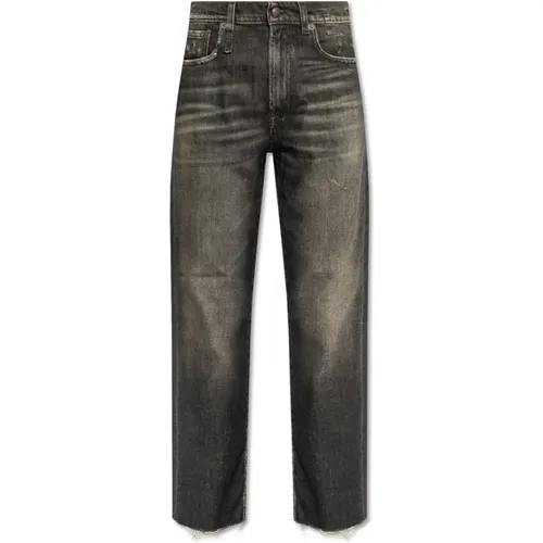 Vintage effect jeans , female, Sizes: W26, W28, W25 - R13 - Modalova