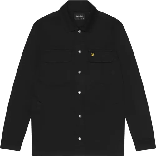 Cord Overshirt for Men , male, Sizes: M, L, S - Lyle & Scott - Modalova