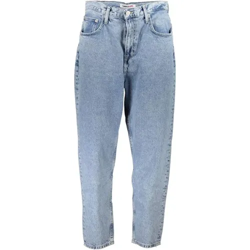 Bestickte Ultra High Rise Mom Jeans - Tommy Hilfiger - Modalova