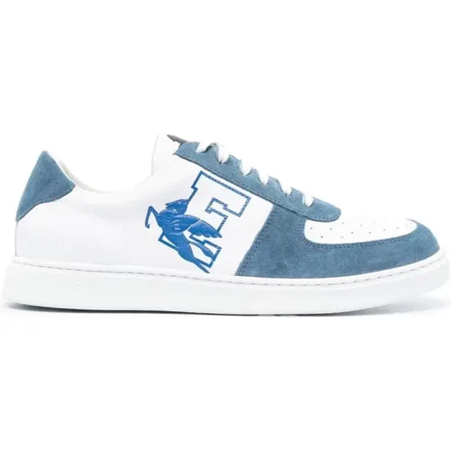 Blaue Leder Casual Sneakers,Beige Leder Casual Sneakers - ETRO - Modalova