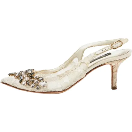 Pre-owned Spitze sandals - Dolce & Gabbana Pre-owned - Modalova