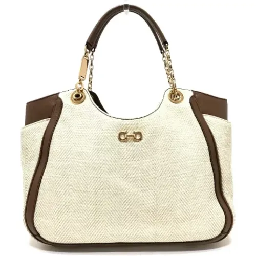 Pre-owned Fabric shoulder-bags , female, Sizes: ONE SIZE - Salvatore Ferragamo Pre-owned - Modalova