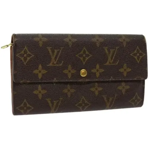 Pre-owned Canvas wallets , female, Sizes: ONE SIZE - Louis Vuitton Vintage - Modalova