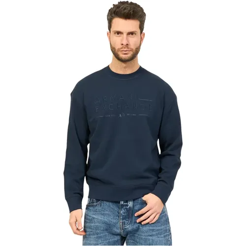 Sweatshirts , male, Sizes: XL, L - Armani Exchange - Modalova