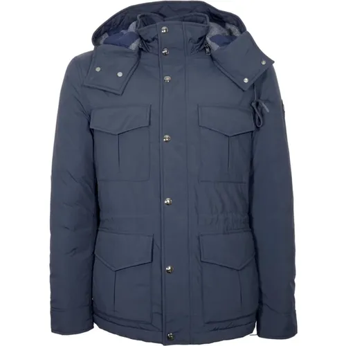 Aleutian Field Jacket in Melton , male, Sizes: 2XL, L - Woolrich - Modalova