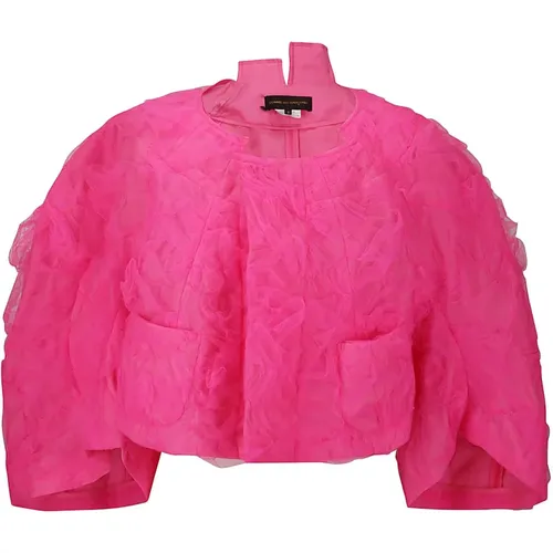 Puff Sleeve Tulle Jacket , female, Sizes: S - Comme des Garçons - Modalova