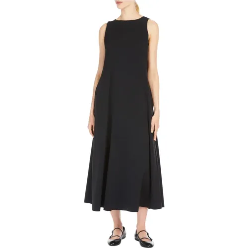 Elegantes Schwarzes Langes Kleid , Damen, Größe: XS - Max Mara - Modalova