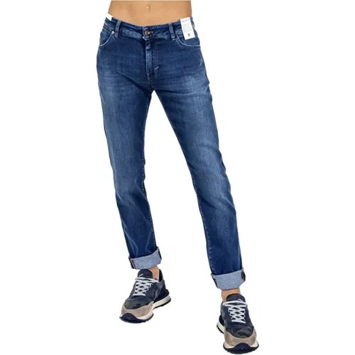 Schlanke Jeans , Herren, Größe: W33 - PT Torino - Modalova