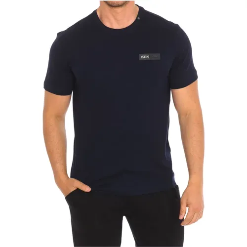 Kurzarm T-Shirt mit Markendruck , Herren, Größe: 2XL - Plein Sport - Modalova