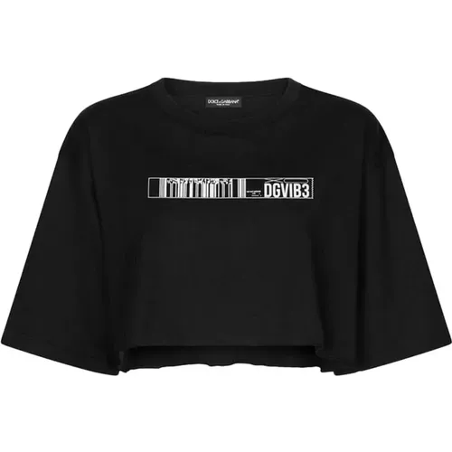 Casual Baumwoll T-Shirt - Dolce & Gabbana - Modalova