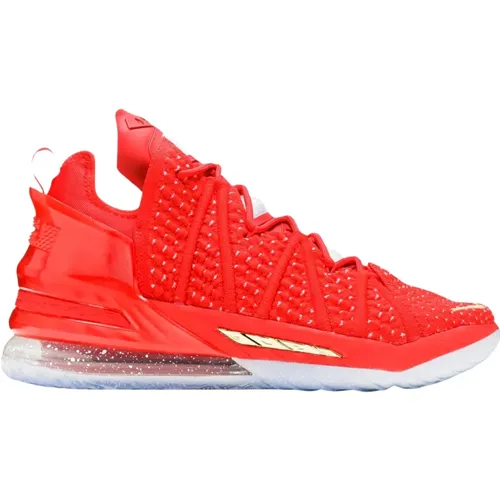 X-mas Edition Lebron 18 LA , male, Sizes: 11 1/2 UK, 6 1/2 UK, 8 1/2 UK, 15 1/2 UK, 4 1/2 UK, 10 UK, 11 UK, 14 1/2 UK, 10 1/2 UK, 9 UK, 13 1/2 UK, 13 - Nike - Modalova