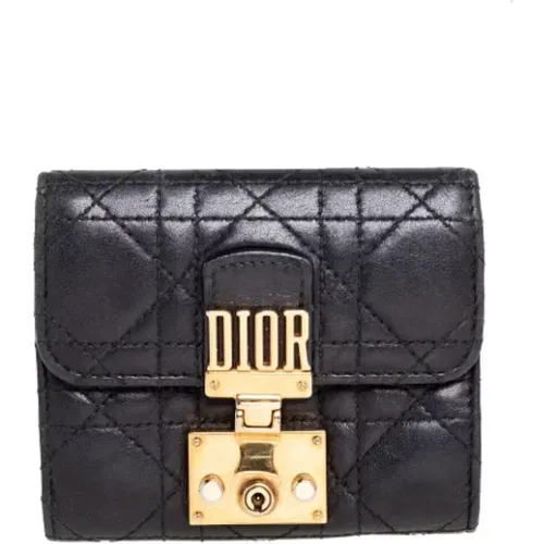 Pre-owned Leather wallets , female, Sizes: ONE SIZE - Dior Vintage - Modalova