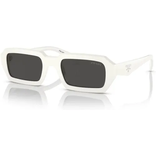 A12S Sunglasses in with Dark Gray Lenses , female, Sizes: 52 MM - Prada - Modalova