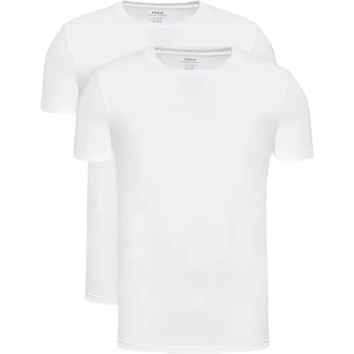 Er-Pack Stretch T-Shirts - Weiß , Herren, Größe: 2XL - Ralph Lauren - Modalova