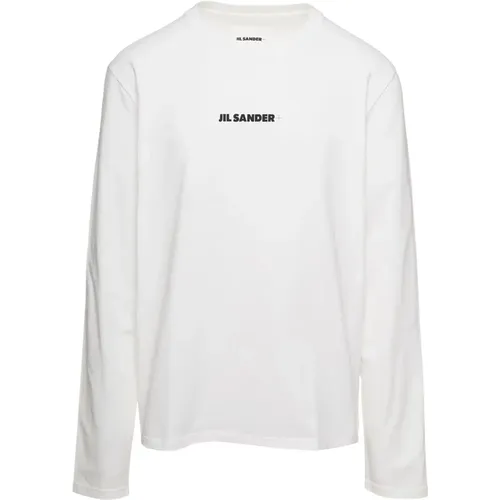 Langarm T-Shirt , Damen, Größe: S - Jil Sander - Modalova