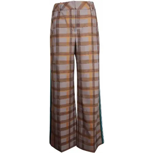 Pre-owned Wool bottoms , female, Sizes: XS - Hermès Vintage - Modalova