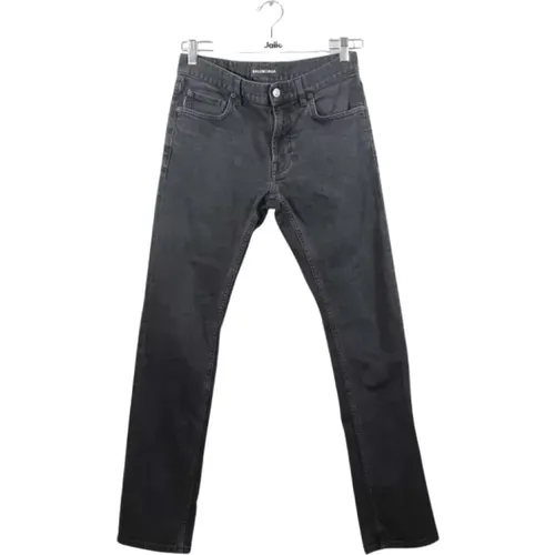 Pre-owned Cotton jeans , female, Sizes: M - Balenciaga Vintage - Modalova