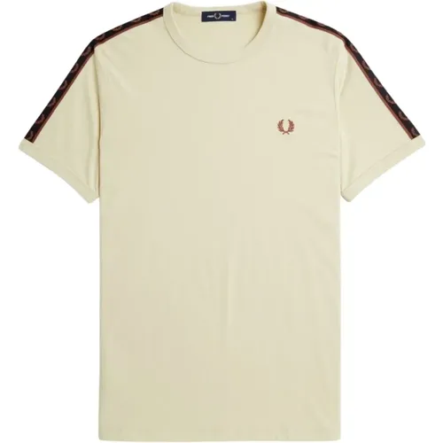 Kontrastband Ringer T-Shirt - Fred Perry - Modalova