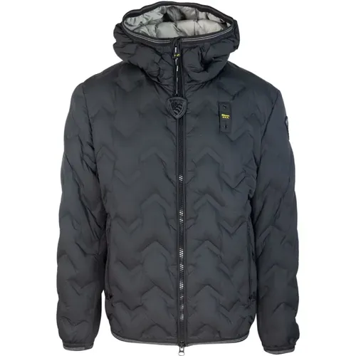 Padded Jacket with Hood , male, Sizes: M, 2XL, XL, L - Blauer - Modalova