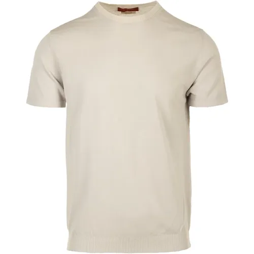 Rasato T-shirt und Polo Sand , Herren, Größe: XL - Daniele Fiesoli - Modalova