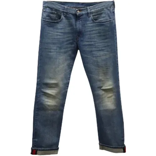 Pre-owned Cotton jeans , male, Sizes: 4XS - Gucci Vintage - Modalova