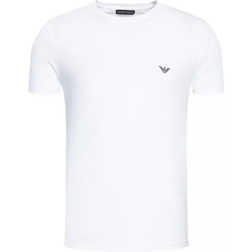 Stretch Dress Crew T-Shirt , male, Sizes: XL, S - Emporio Armani - Modalova