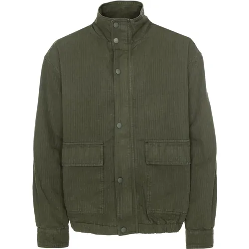 Leichte Bomberjacke mit Stehkragen , Herren, Größe: S - American vintage - Modalova