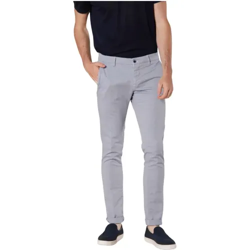 Damier Muster Extra Slim Chino Hose , Herren, Größe: M - Mason's - Modalova