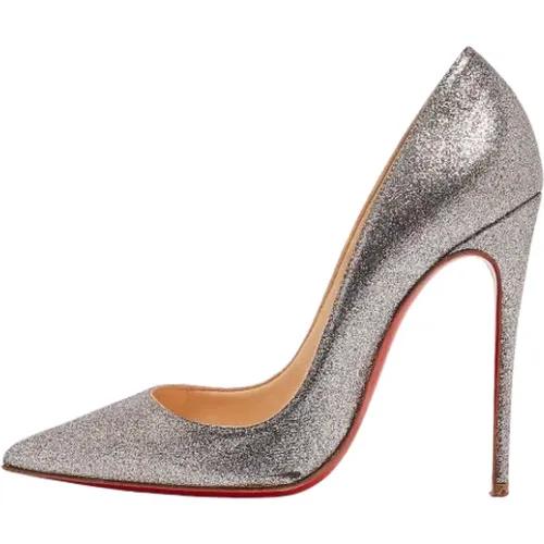 Pre-owned Fabric heels , female, Sizes: 2 UK - Christian Louboutin Pre-owned - Modalova