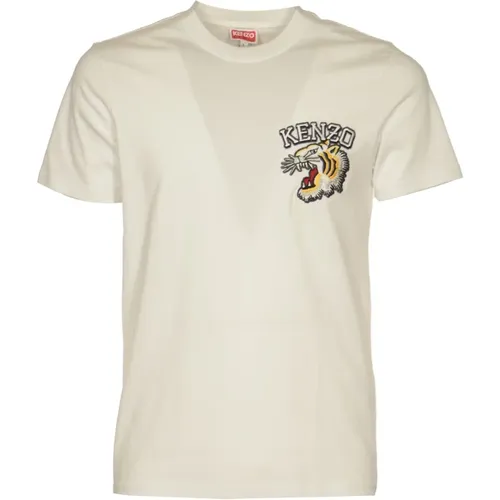 Tiger Varsity T-Shirt , male, Sizes: S, M - Kenzo - Modalova