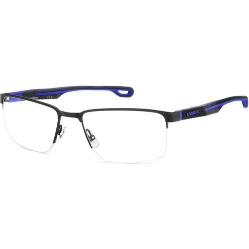 Schwarz Blau Brillengestelle,Matt Schwarz Graue Brillengestelle - Carrera - Modalova