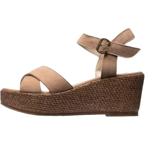 Stilvolle Sandalen für den Sommer , Damen, Größe: 36 EU - Poche Paris - Modalova