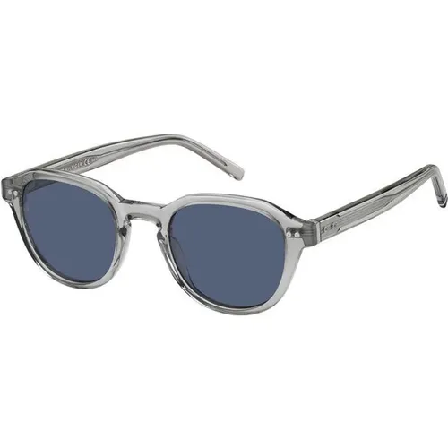 Blue Lens Sunglasses TH 1970/S-Kb7 , male, Sizes: 49 MM - Tommy Hilfiger - Modalova