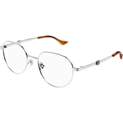 Stilvolle Brillengestelle in Light Havana , unisex, Größe: 52 MM - Gucci - Modalova
