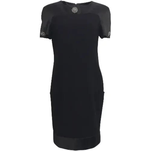 Pre-owned Wool dresses , female, Sizes: L - Chanel Vintage - Modalova