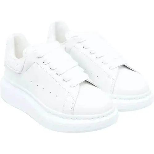 Weiße Oversize Sneakers mit Glitzer Spoiler - alexander mcqueen - Modalova