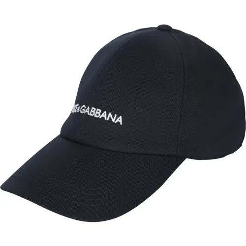 Caps,Bestickte Logo-Kappe - Dolce & Gabbana - Modalova