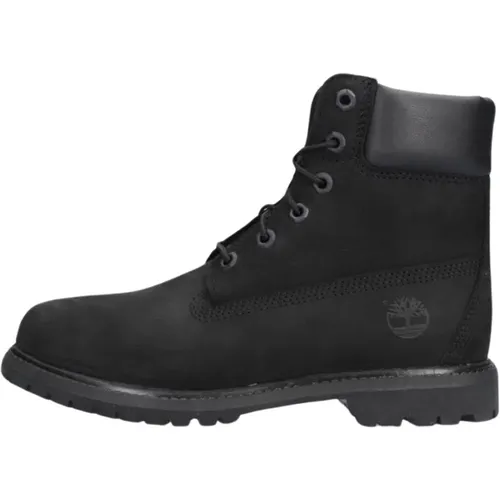 Schwarze Premium Schnürstiefel , Damen, Größe: 37 EU - Timberland - Modalova