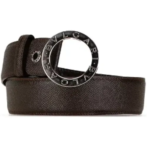 Pre-owned Leather belts , female, Sizes: ONE SIZE - Bvlgari Vintage - Modalova