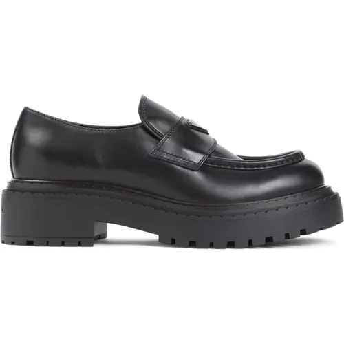 Schwarze Herren-Loafer Prada - Prada - Modalova