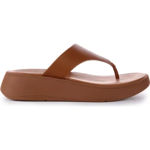 Platform Toe Post Sandals Tan , female, Sizes: 5 UK, 7 UK, 8 UK, 6 UK - FitFlop - Modalova
