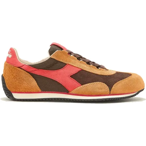 Heritage Equipe Italia Braun Chestnut Sneaker , Herren, Größe: 40 EU - Diadora - Modalova