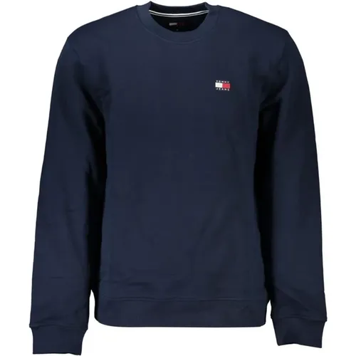 Long Sleeve Cotton Sweater , male, Sizes: 2XL, S, XL - Tommy Hilfiger - Modalova