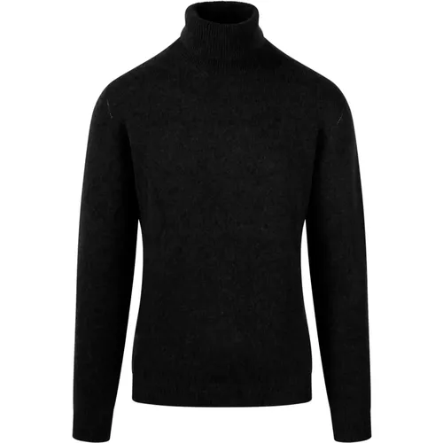 Baby Camel Turtleneck Sweater , Herren, Größe: L - Roberto Collina - Modalova