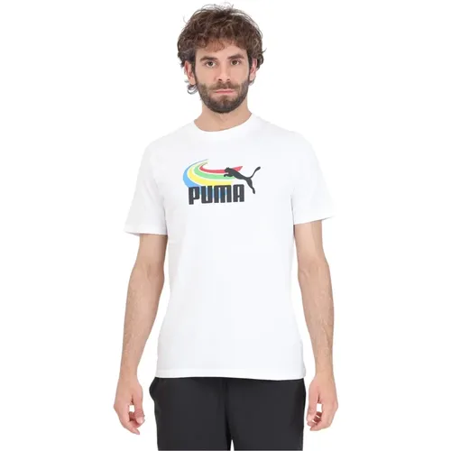 T-Shirts , Herren, Größe: L - Puma - Modalova