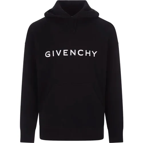 Archetype Hoodie Sweater , male, Sizes: M, L, S - Givenchy - Modalova